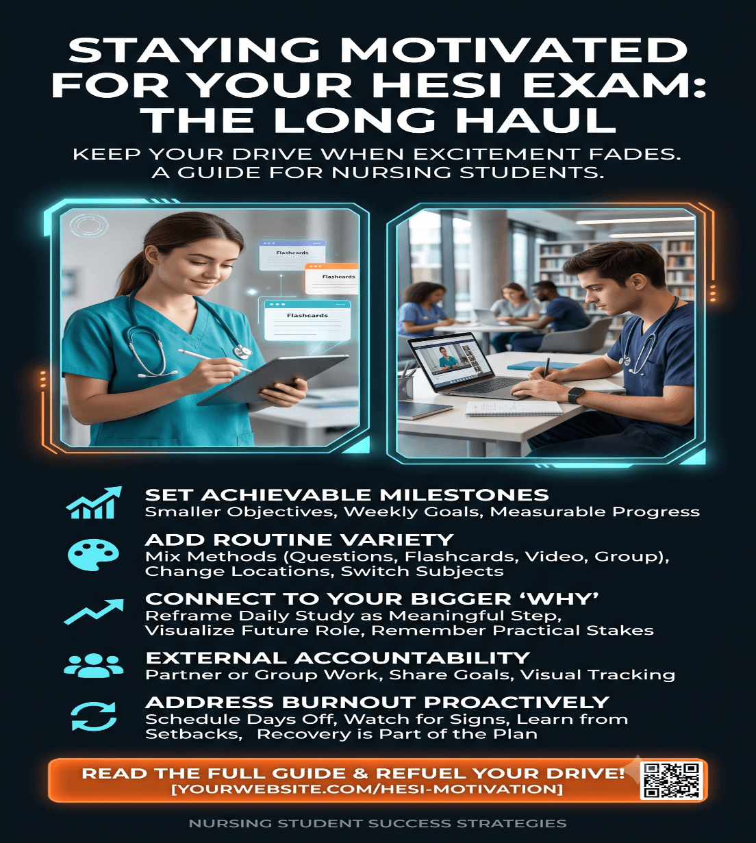 How to Keep Yourself Motivated During a Long HESI Study Period
