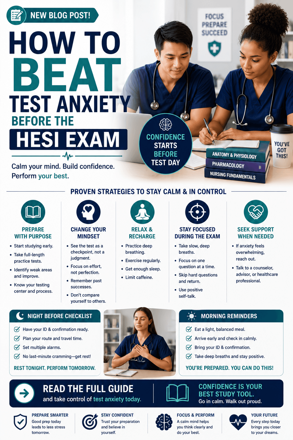 How to Beat Test Anxiety before the HESI Exam