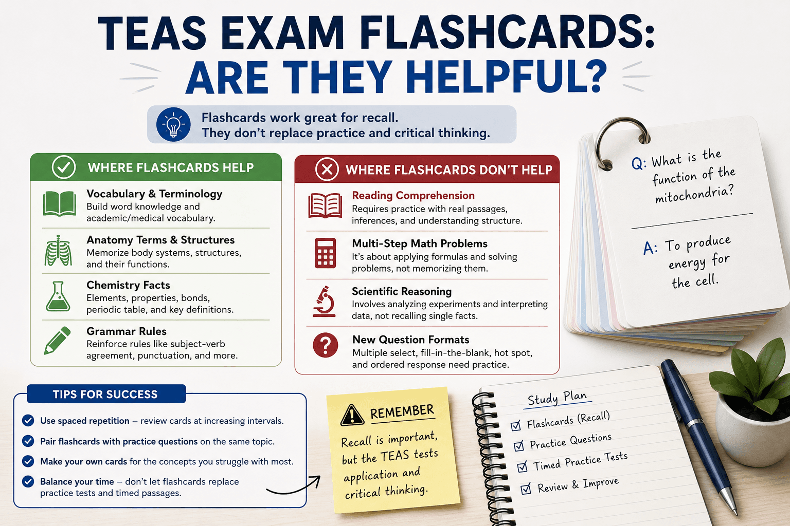 TEAS Exam Flashcards: Are They Helpful?