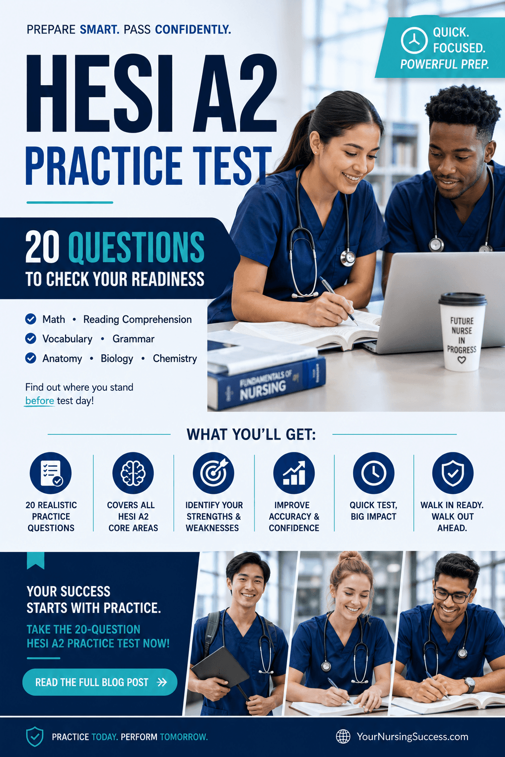HESI A2 Practice Test: 20 Questions to Check Your Readiness