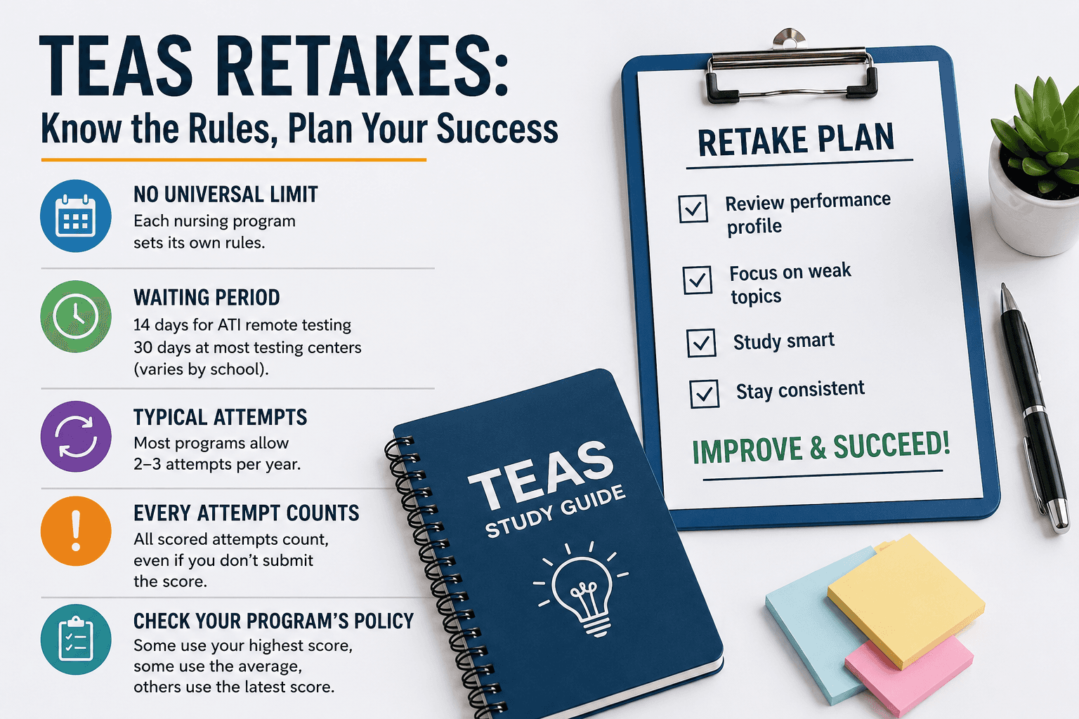 How many times can you retake the TEAS?