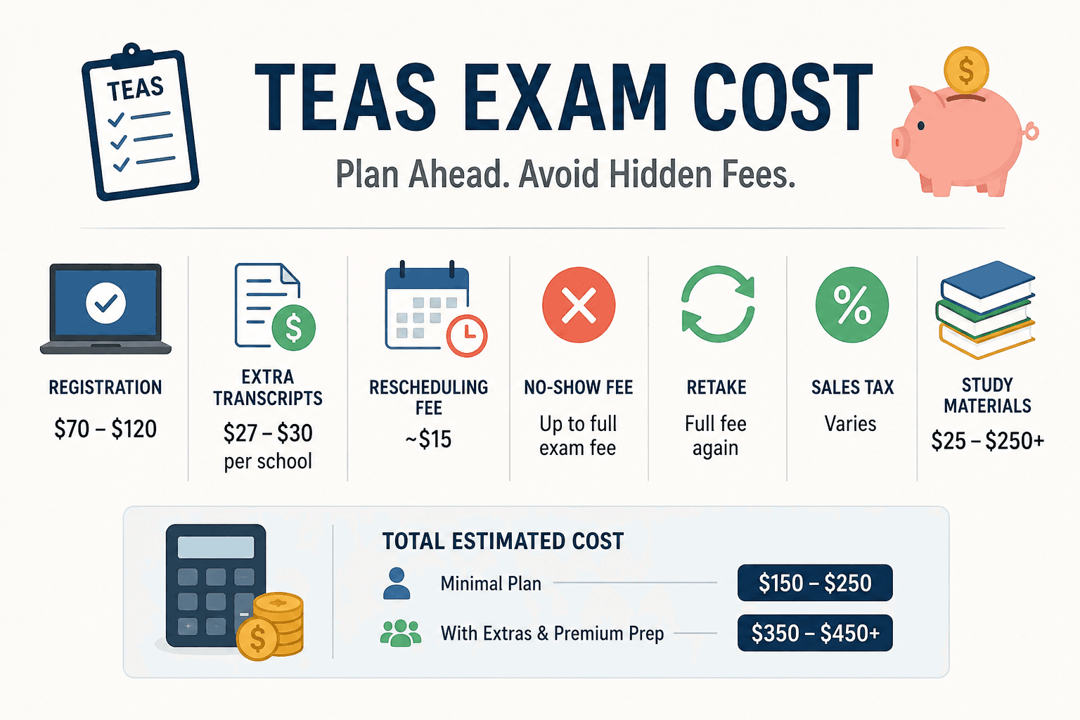 TEAS Exam Cost: Registration Fees and Hidden Expenses